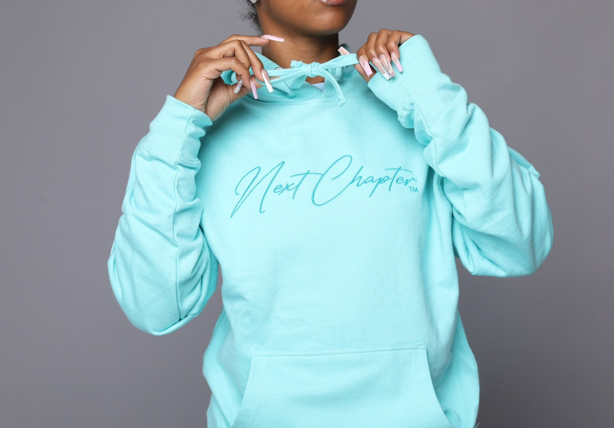 Heavy Blend Fleece Hoodie Mint.