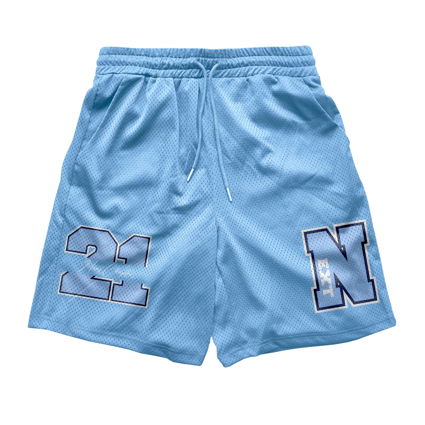 North Carolina Blue Luxury Mesh Shorts.