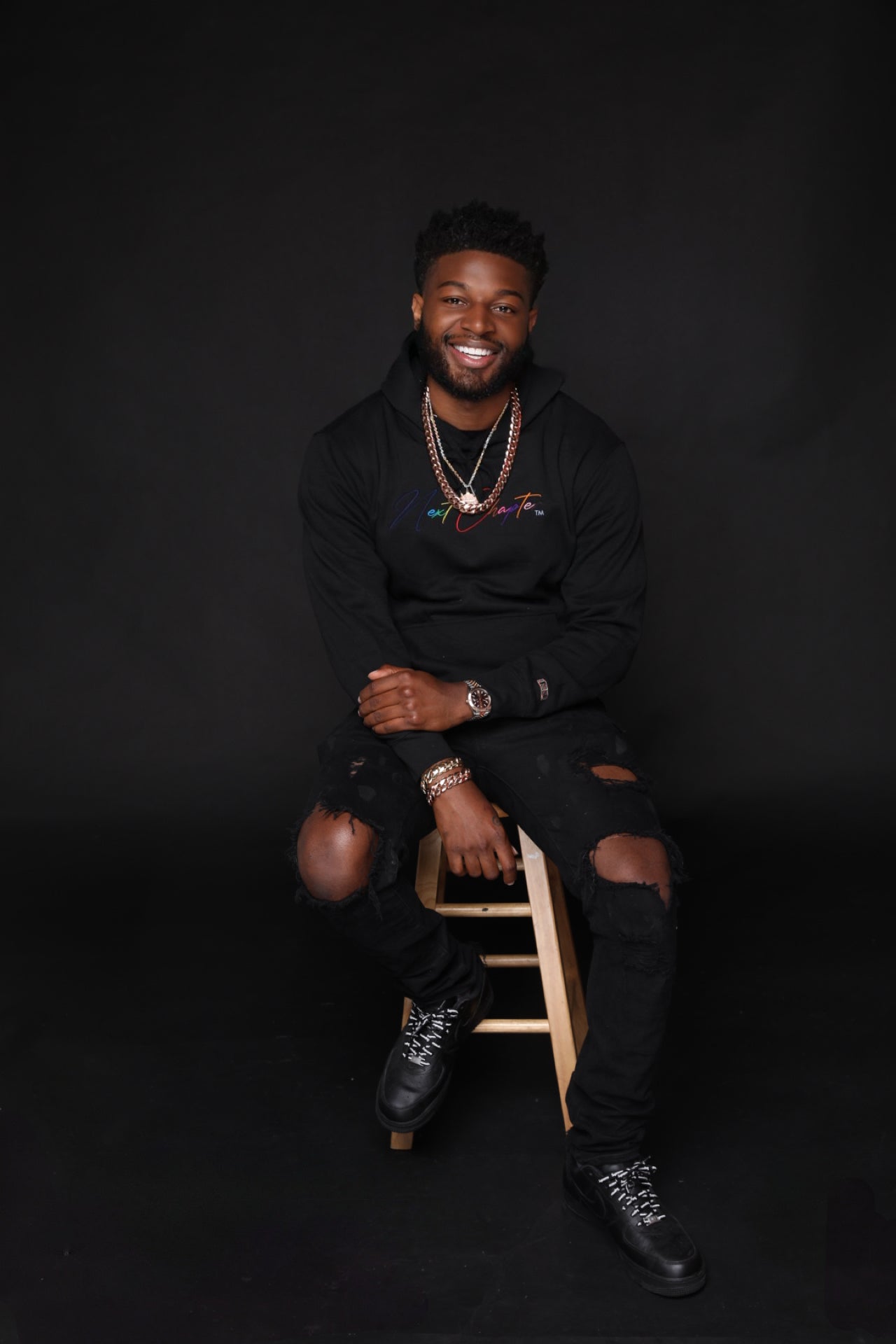 Heavy Blend Fleece Hoodie Black Crunch