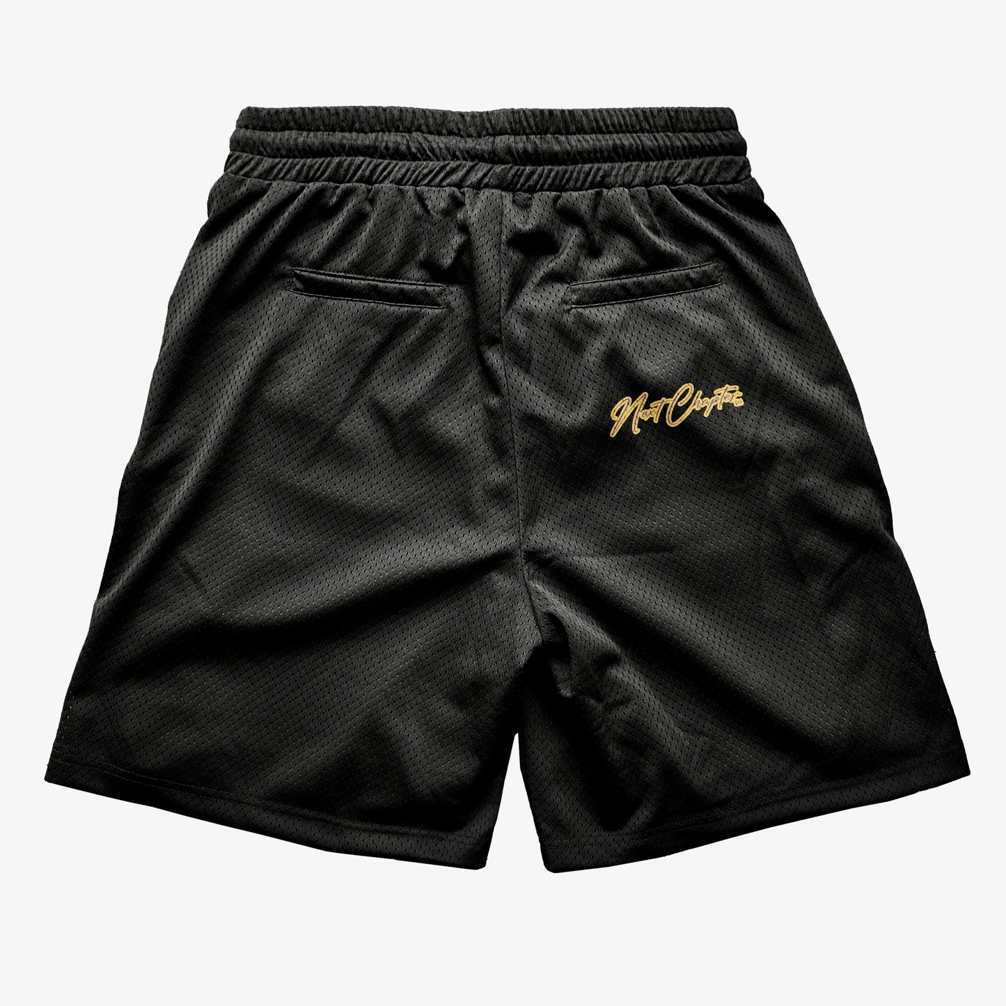 LSU & LA LAKERS Black, Purple, & Yellow Luxury Mesh Shorts.
