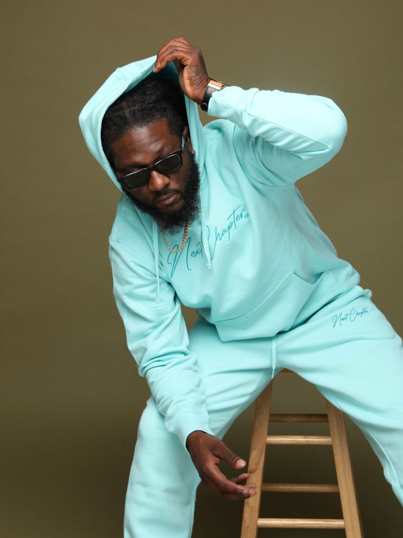 Heavy Blend Fleece Hoodie Sweatsuit Mint