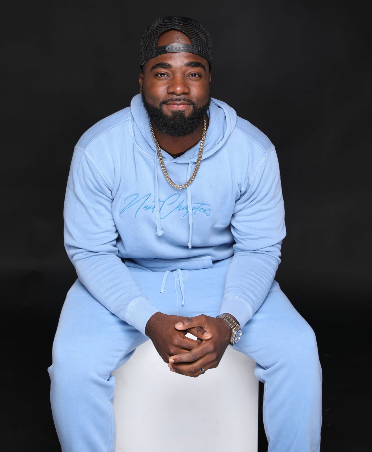 Heavy Blend Fleece Hoodie Sky Blue.